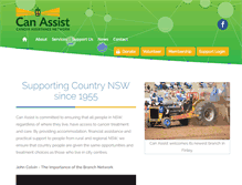 Tablet Screenshot of canassist.com.au